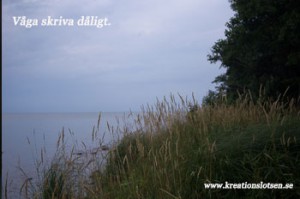 Kreationslotsen, Skrivblockering, Skrivkurs
