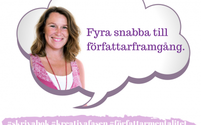 Fyra snabba till författarframgång