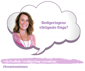 Skrivcoach Kreationslotsen, Jeanette Niemi redigera bokmanus