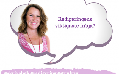 Redigeringens viktigaste fråga?
