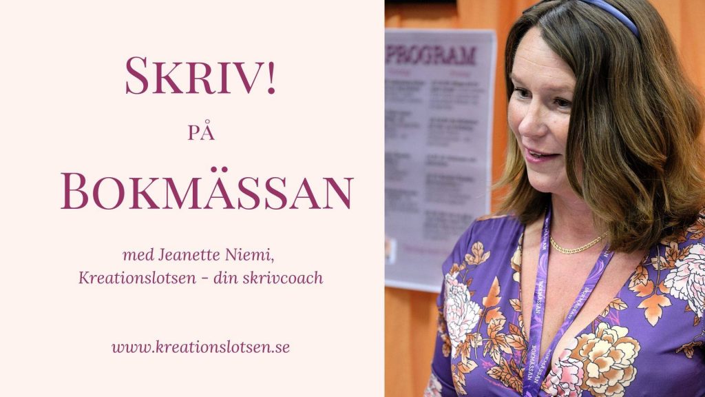 Skrivcoach Jeanette Niemi, skrivcoach på Kreationslotsen.