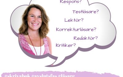 Lektör, redaktör, respons, kritiker, test- och korrekturläsare