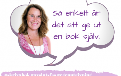 Så enkelt är det att ge ut en bok själv.