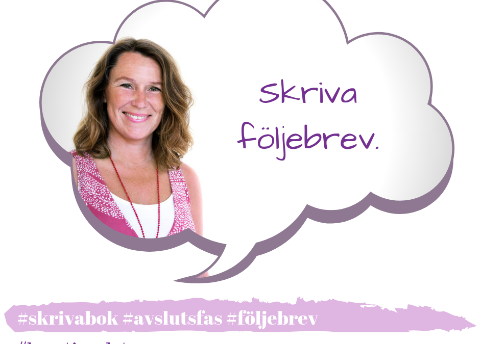 Skriva följebrev, Jeanette Niemi, Kreationslotsen, din skrivcoach bokmanus