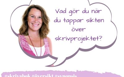 När du tappar översikten