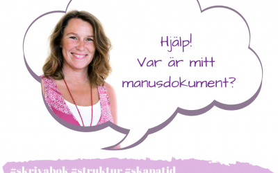 Hjälp! Var är mitt manusdokument?