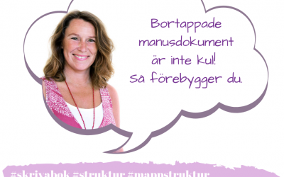 Mappstruktur för ditt skrivprojekt